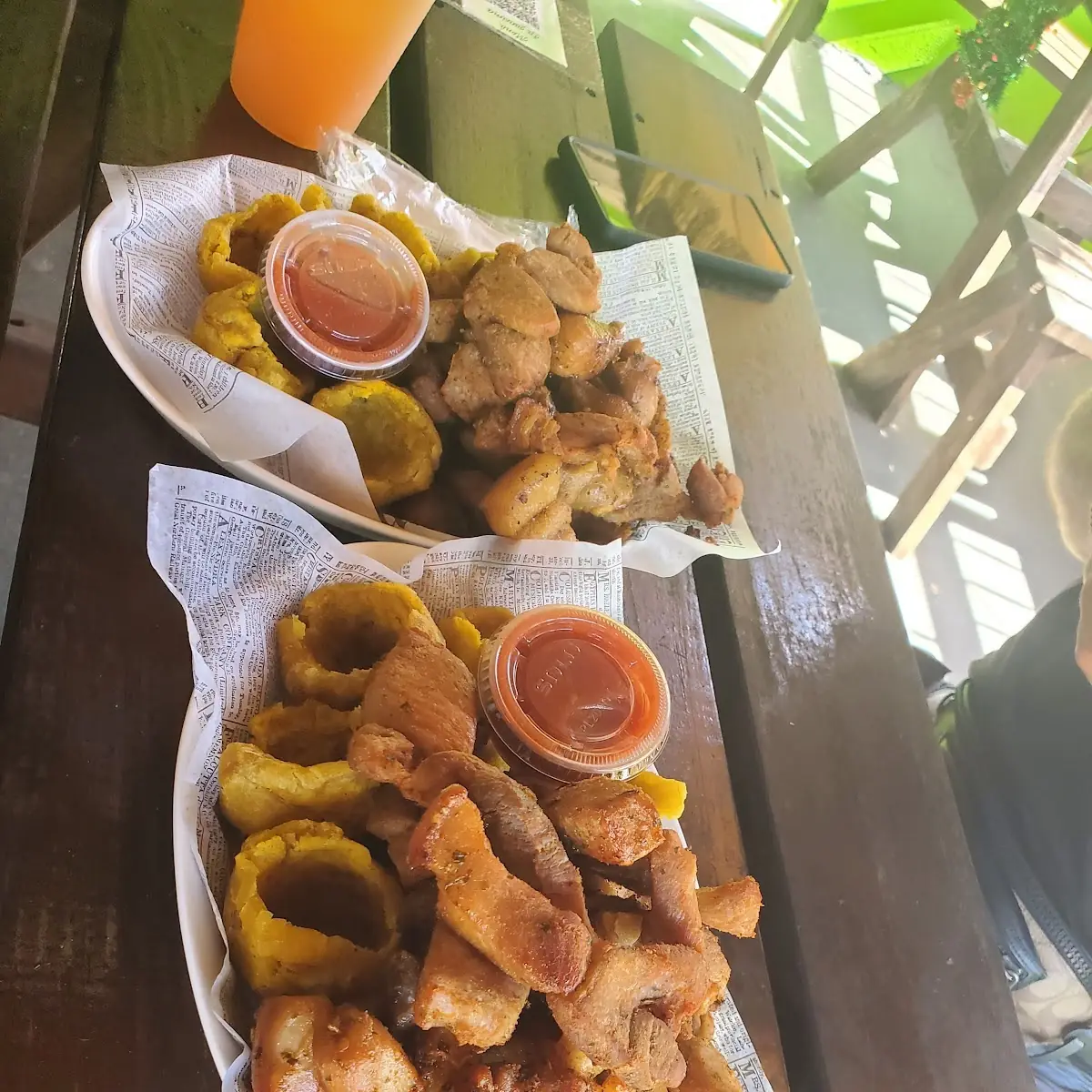 Carne Frita Con Canastitas