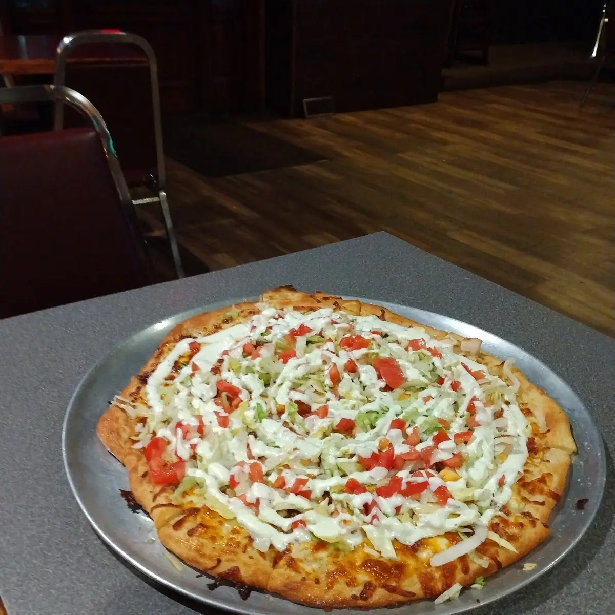 Chicken Bacon Ranch Pizza