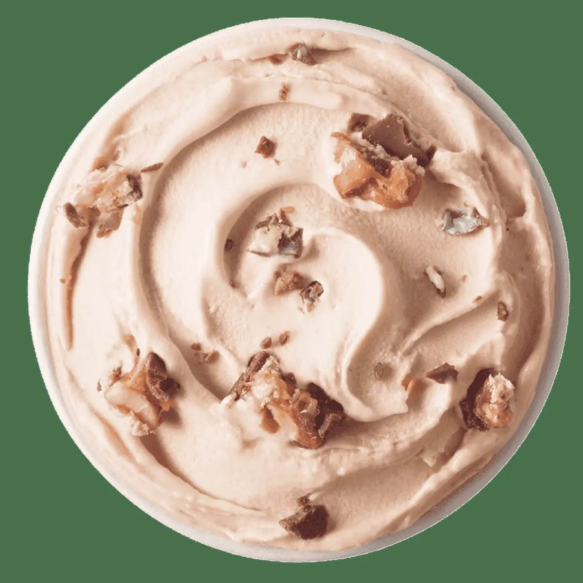Turtle Pecan Cluster Blizzard Treat