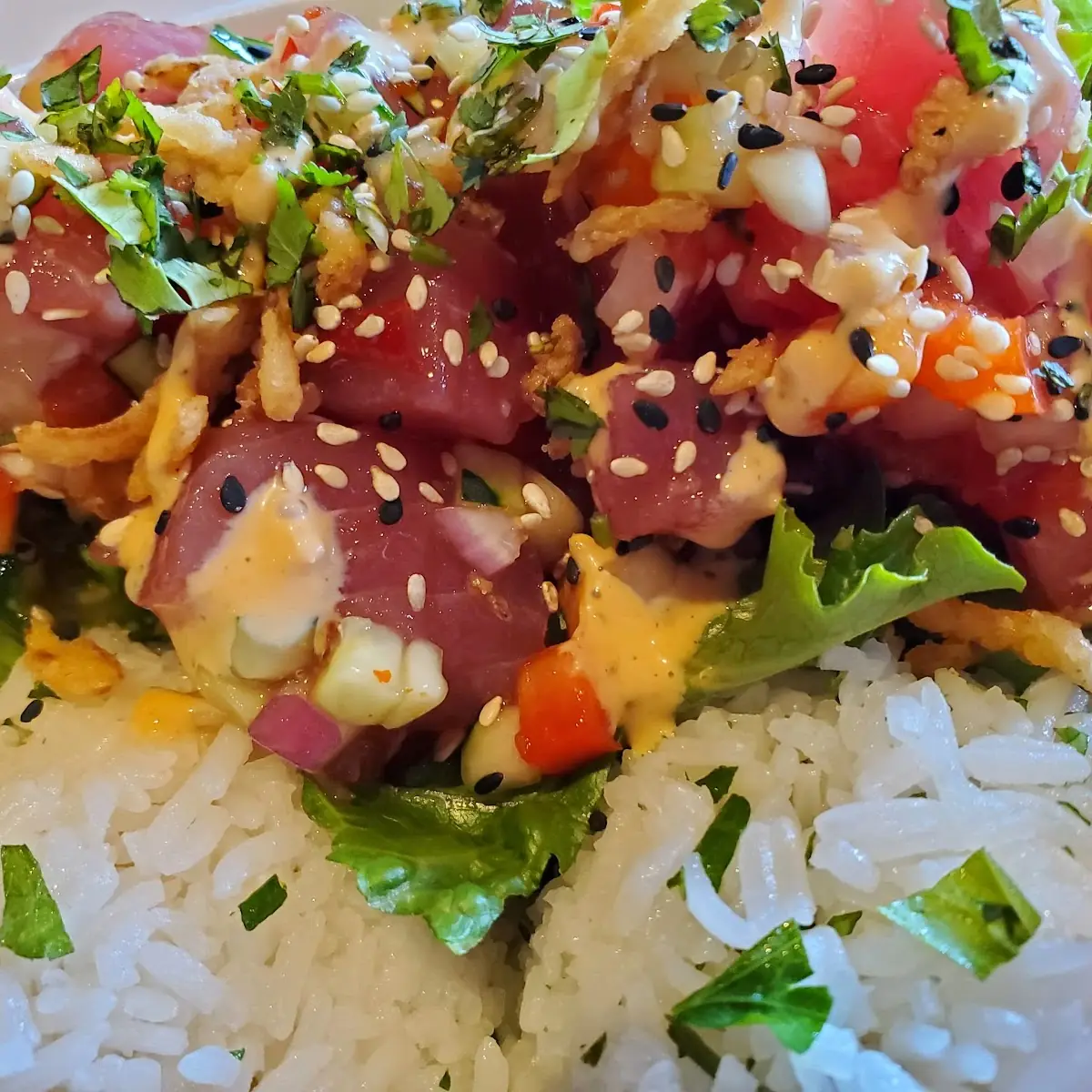 Ahi Tuna Poke Bowl