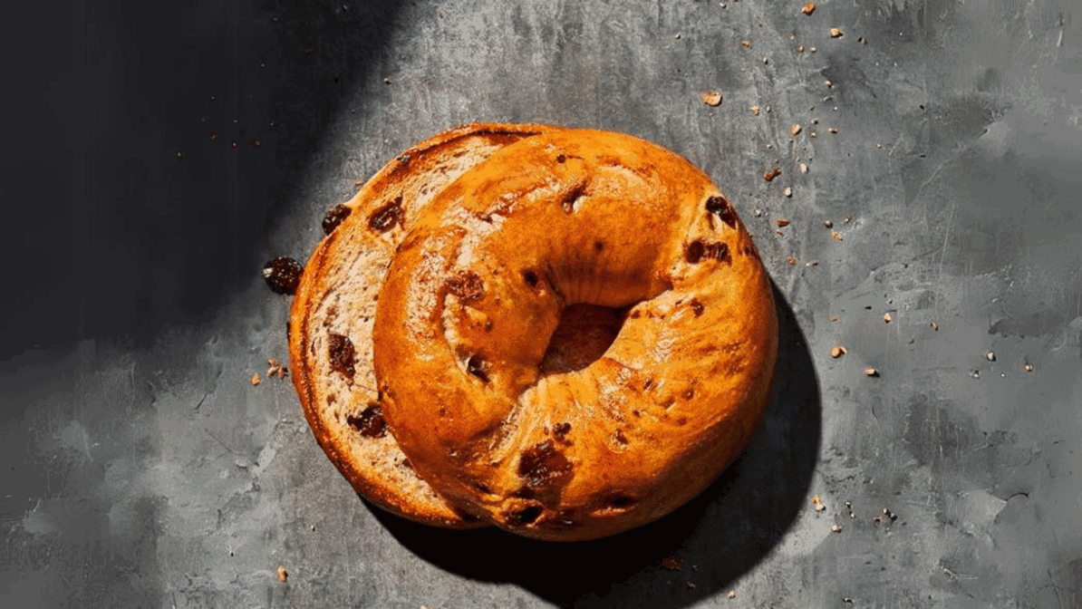 Cinnamon Swirl & Raisin Bagel