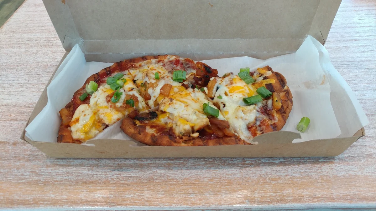BBQ Hawaiian Flatbread Pizza