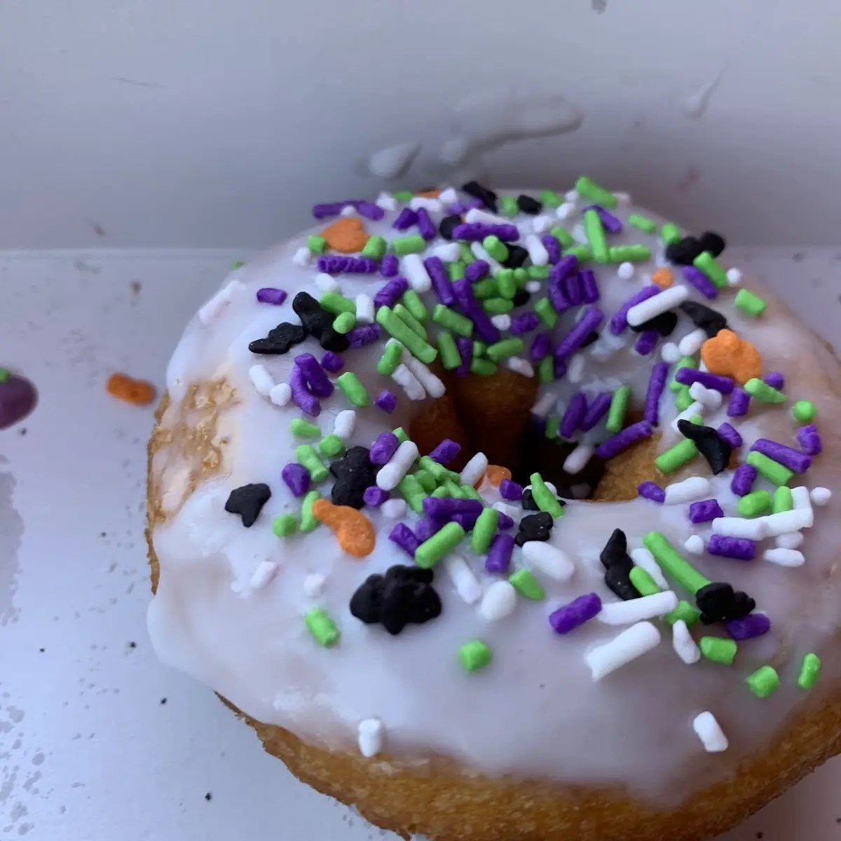 Glazed with Rainbow Sprinkles