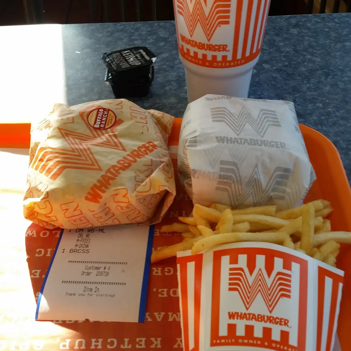 Double What a Burger and Bacon Ranch Chicken