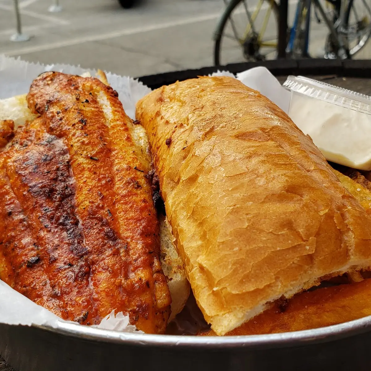 Blackened Catfish Sandwich