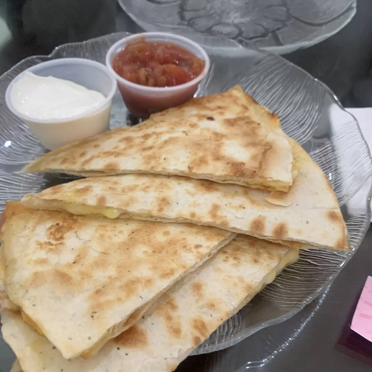 Three Cheese Quesadilla