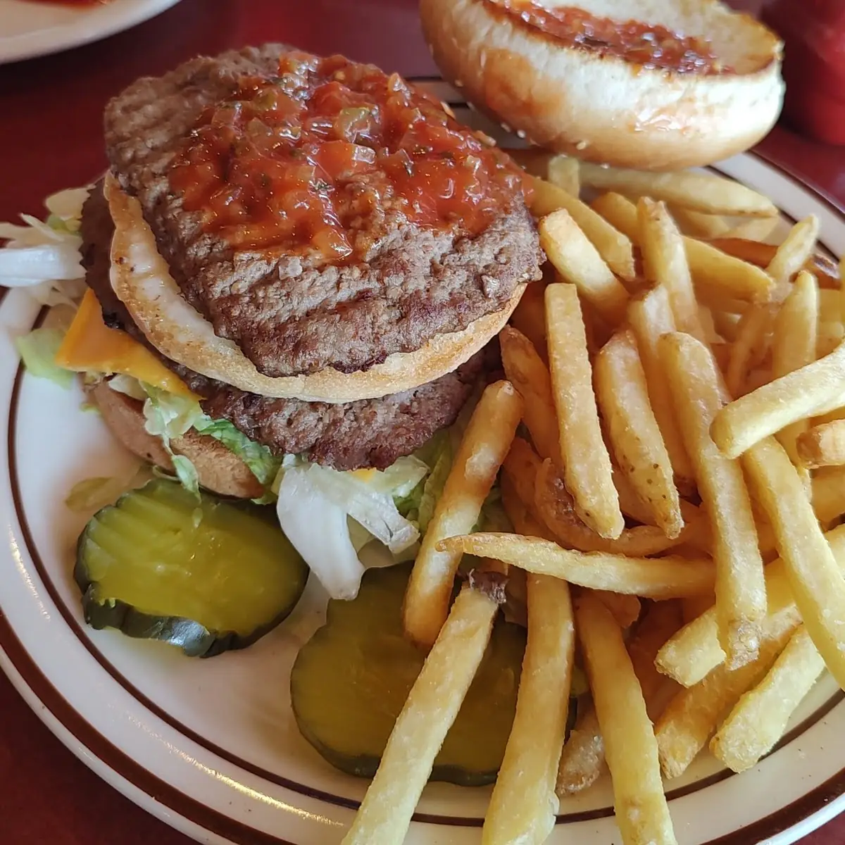 Bob's Big Boy Classic Cheeseburger