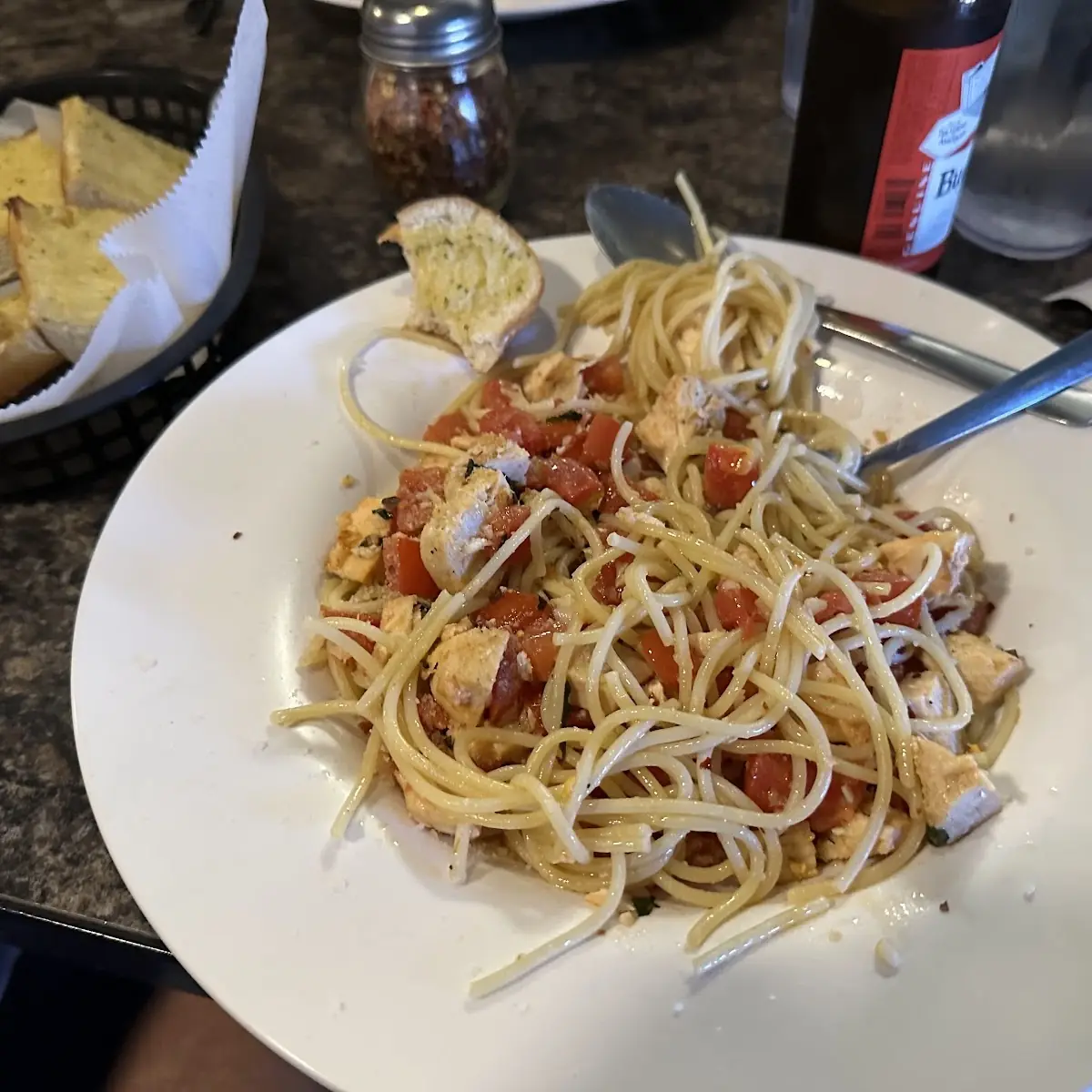 Louie's Shrimp Scampi Pasta