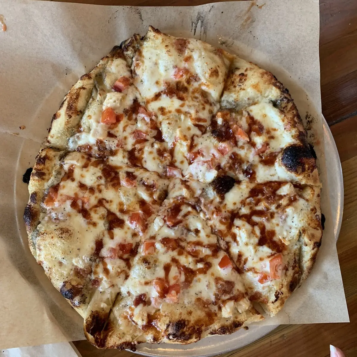 Chicken Bacon Ranch Pizza