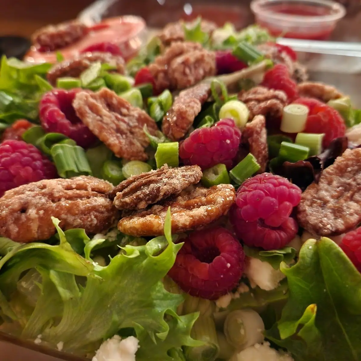 Raspberry Pecan Salad