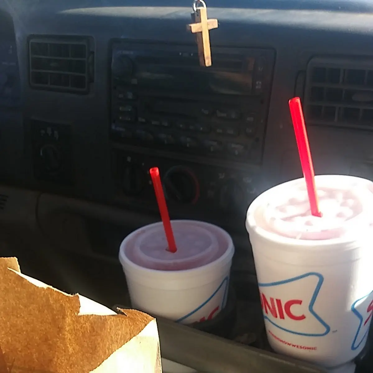 Strawberry Lemonade with Real Cherries and a Cherry Limeade