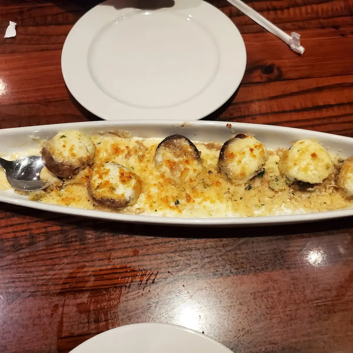 White Cheddar Stuffed Mushrooms