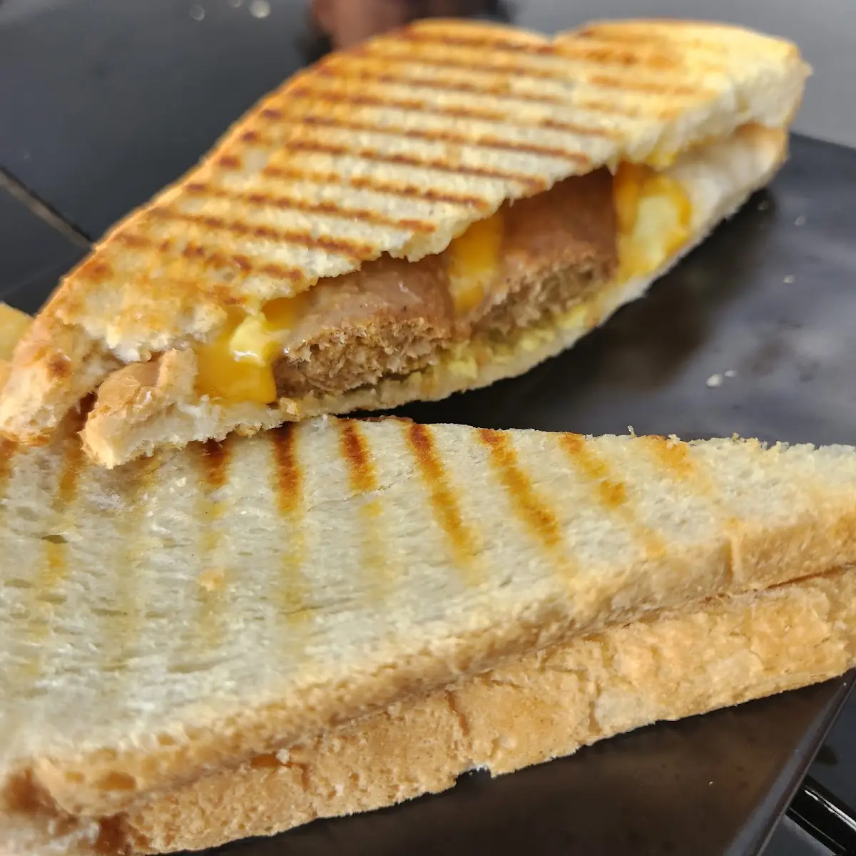 Sausage Egg & Cheese Panini
