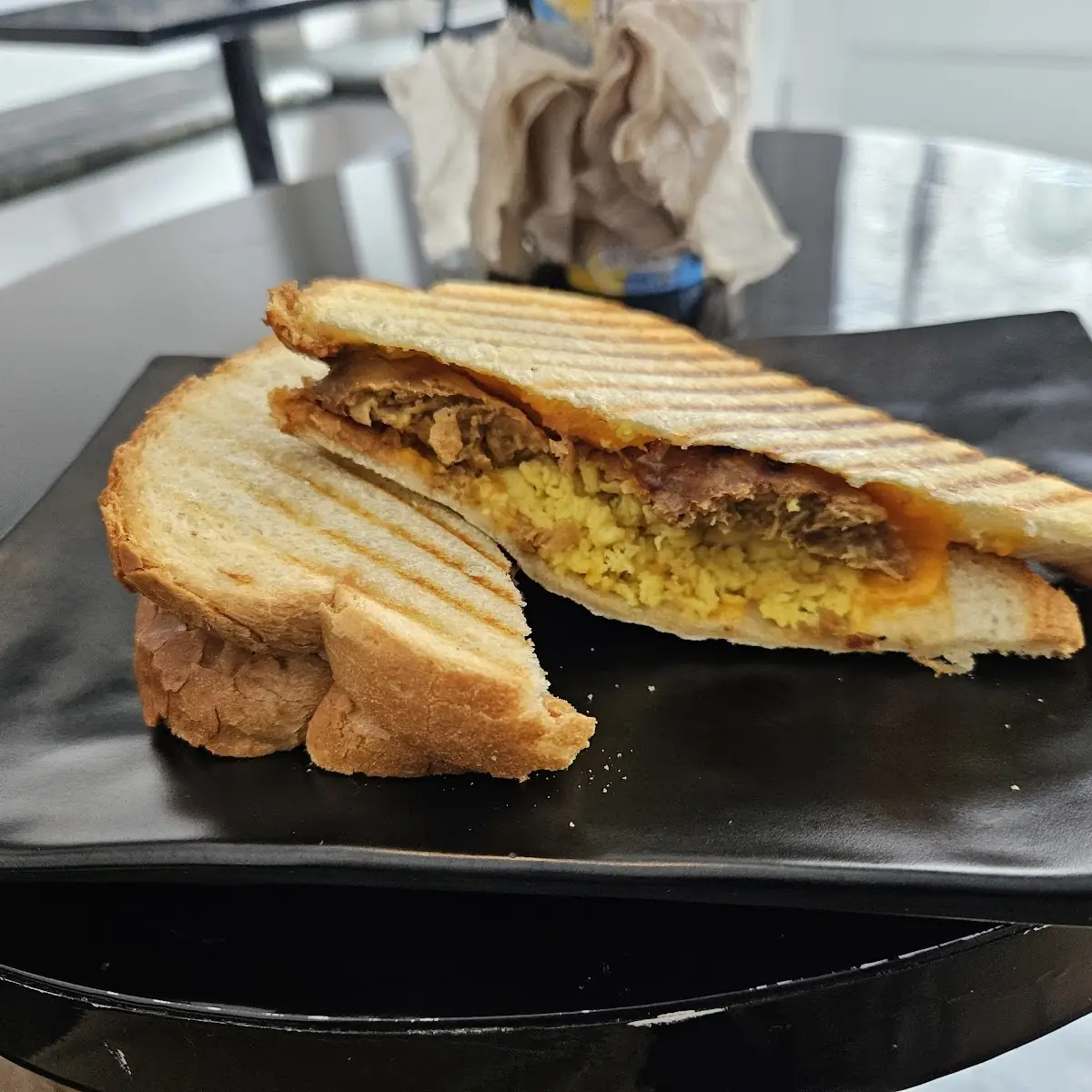 Sausage & Egg Panini