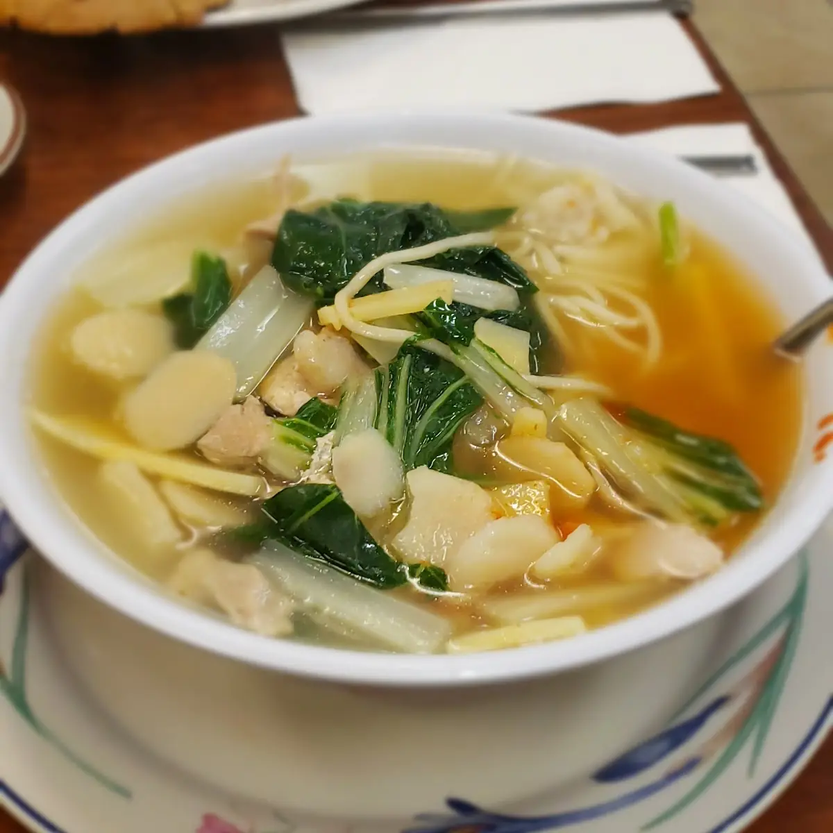 Wonton Soup with Noodles