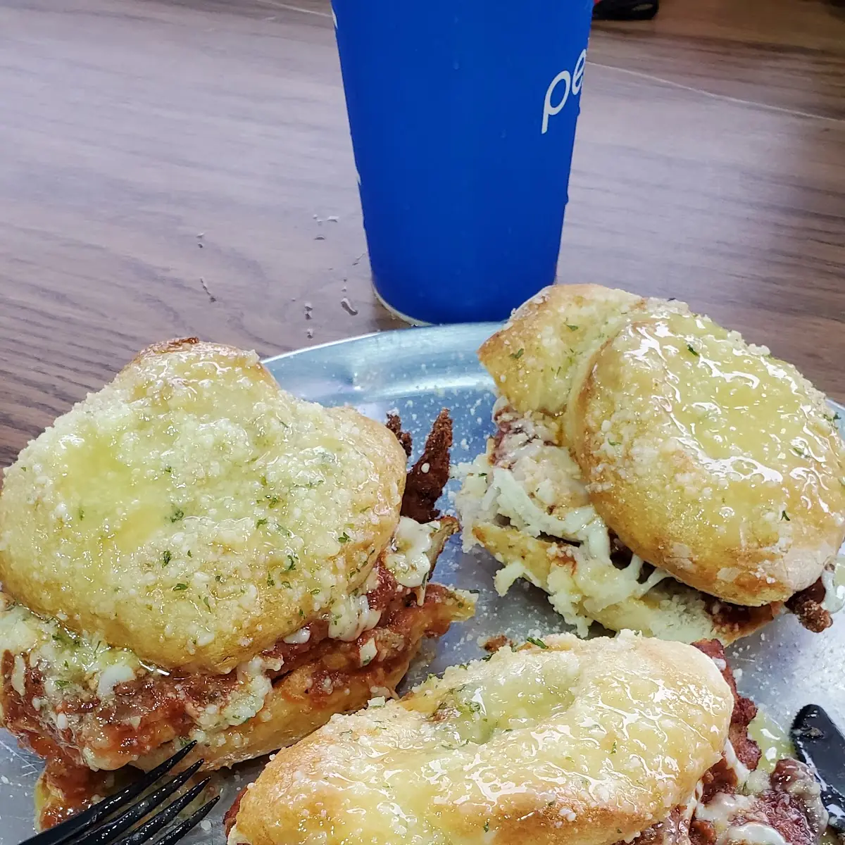 Chicken Parm Garlic Knot Sliders