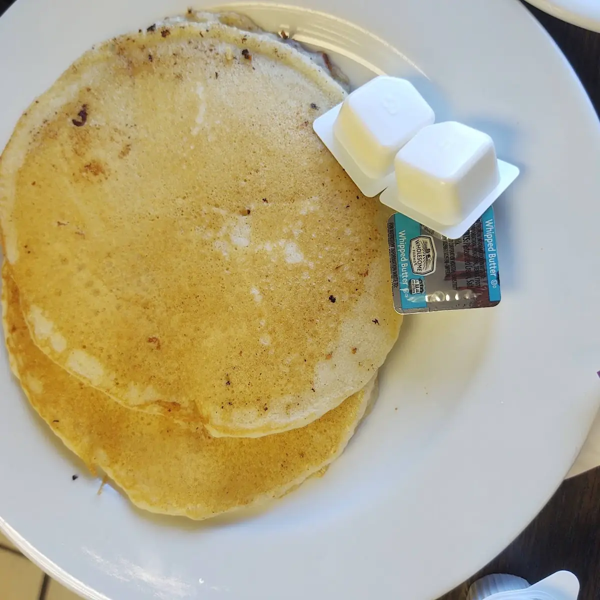 2 Pancakes with Bacon Sausage