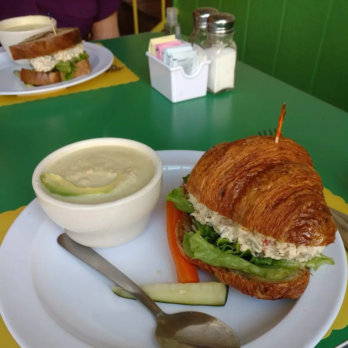 Side of Chicken Avocado Soup