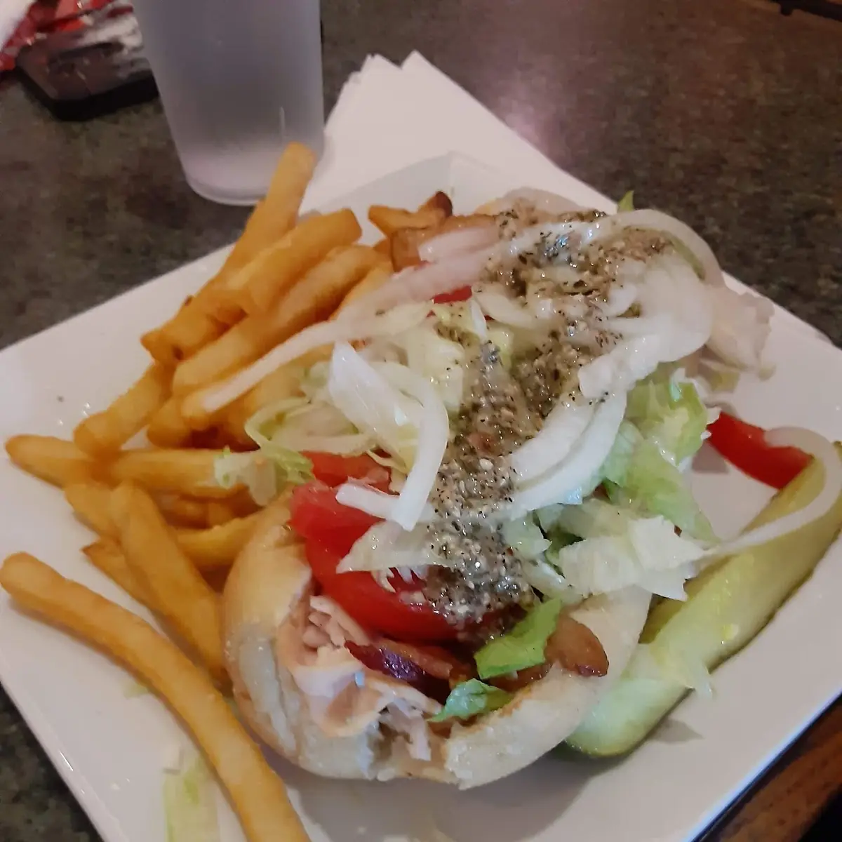 Turkey Bacon Sub with FF