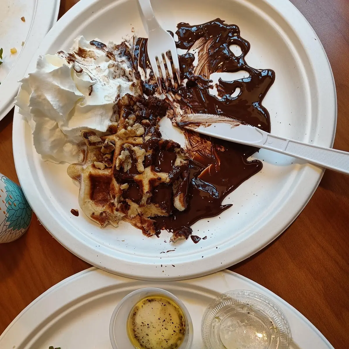 French Dark Chocolate Waffle