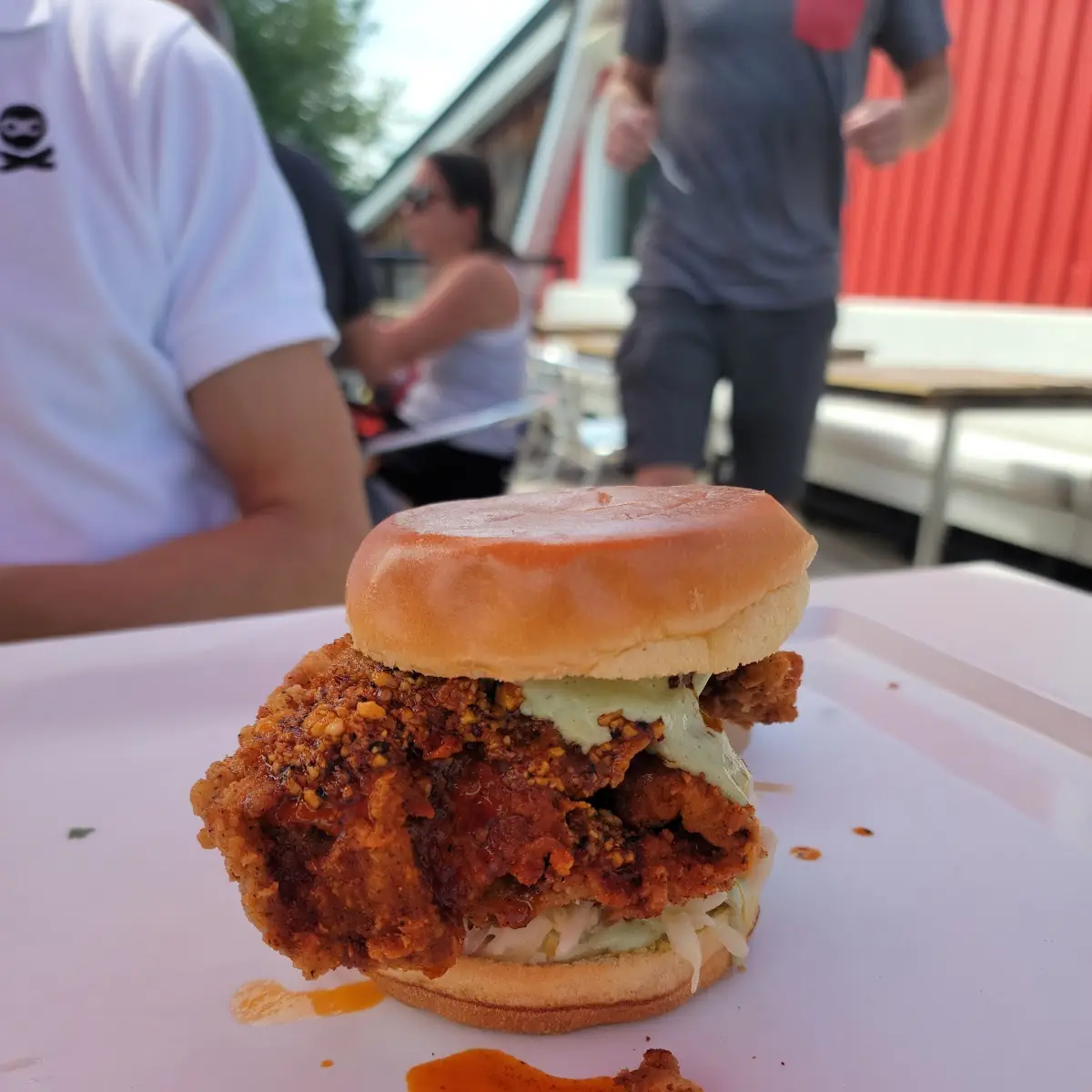 Chicken Fried Steak Sandwich, Niagara Oast House Brewers