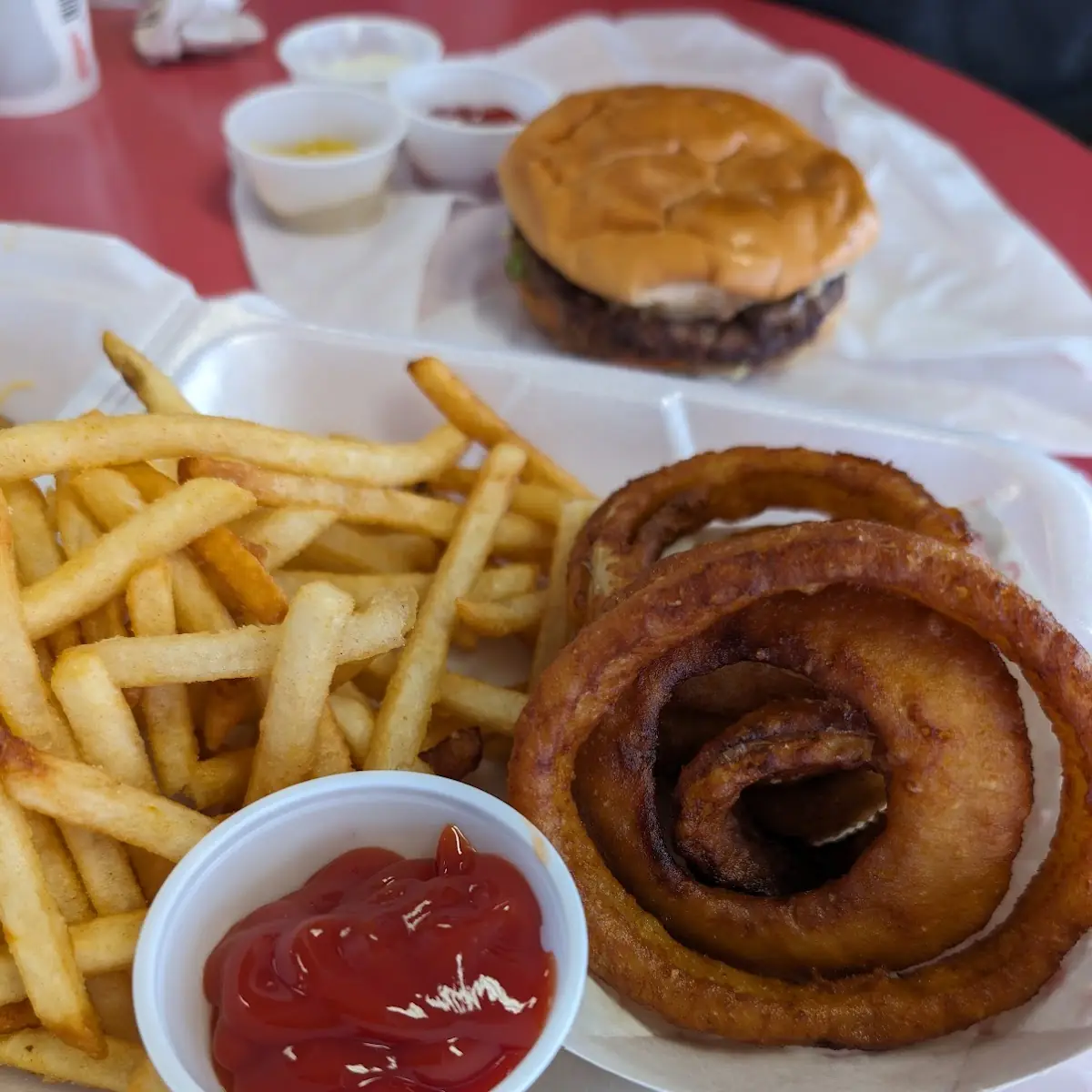 Onion Rings and Fries