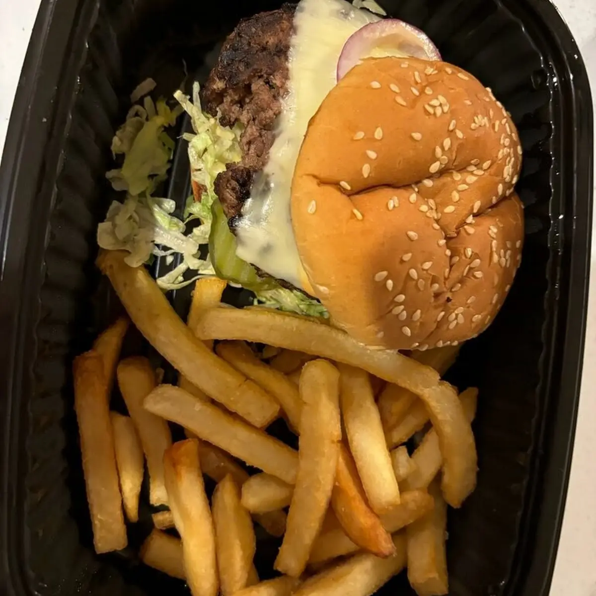 Mushroom Swiss Burger