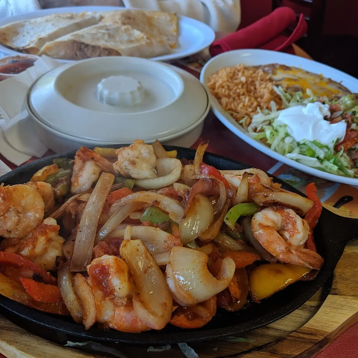 Shrimp Fajitas