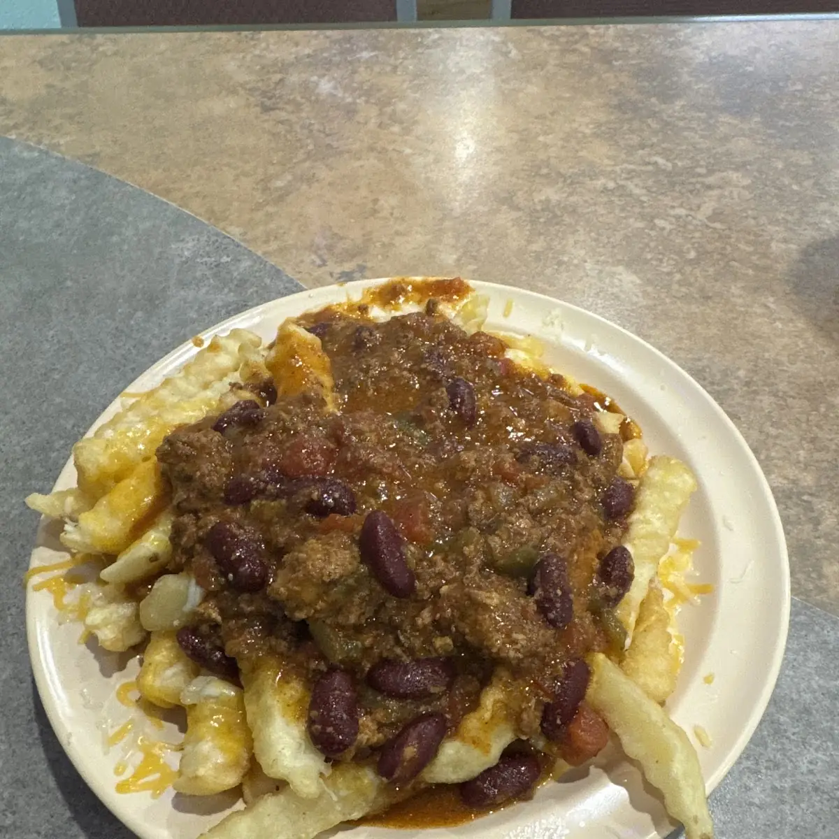 Chili Cheese Fries with Cheese