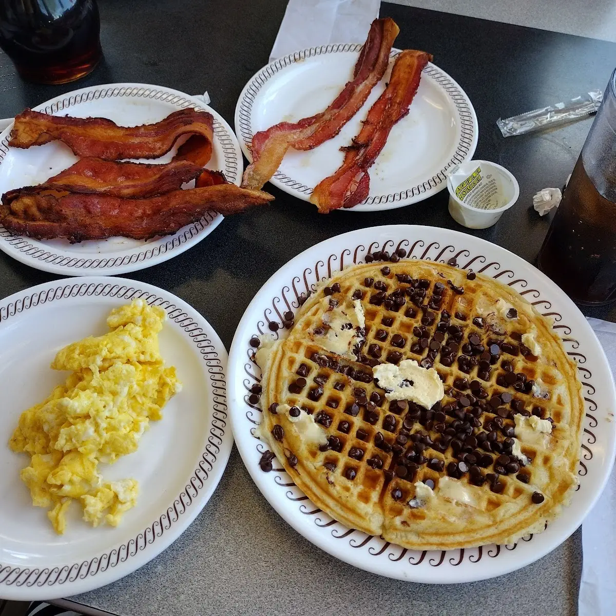 All-Star Breakfast Pecan Waffle Raisin Toast