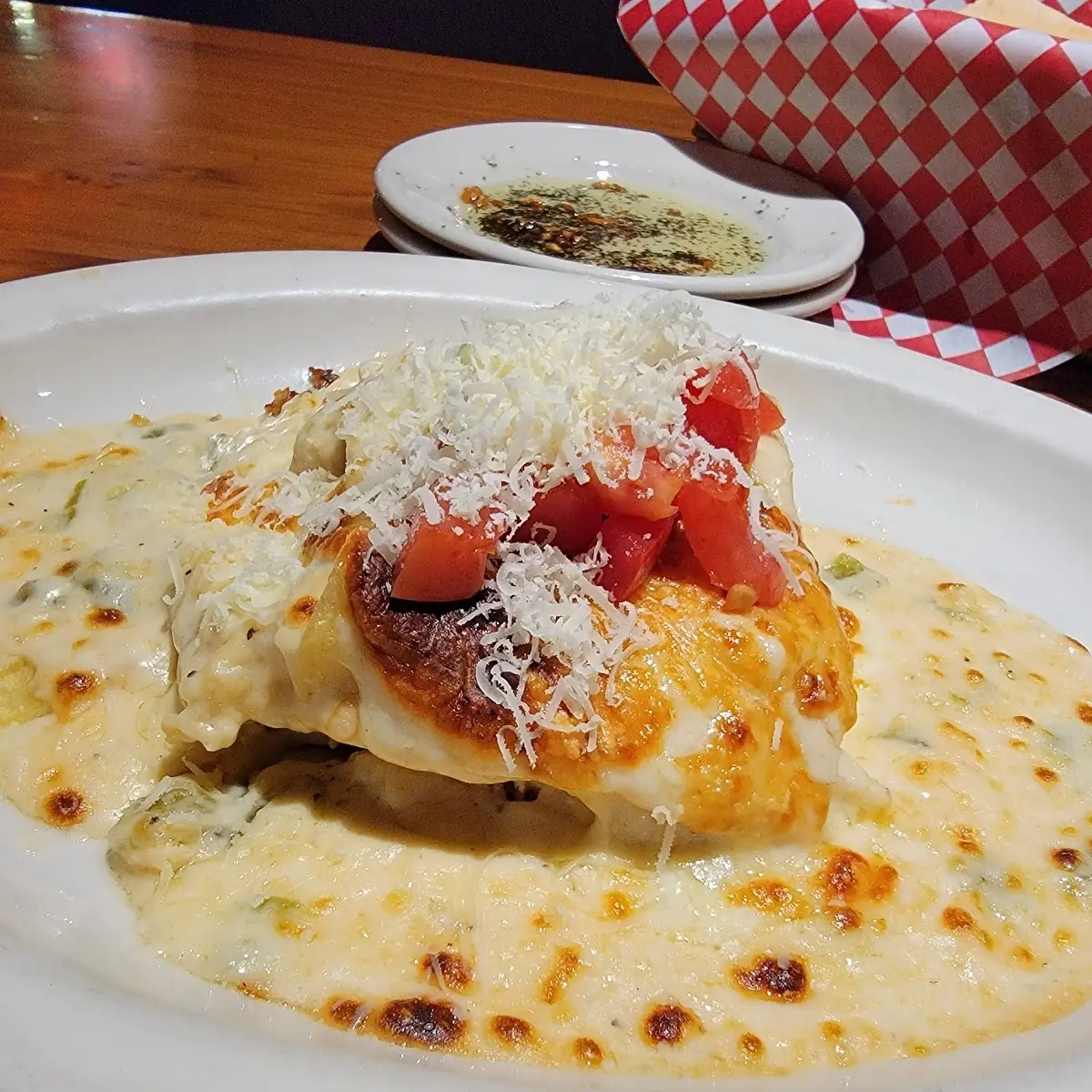 Green Chile Chicken Lasagna