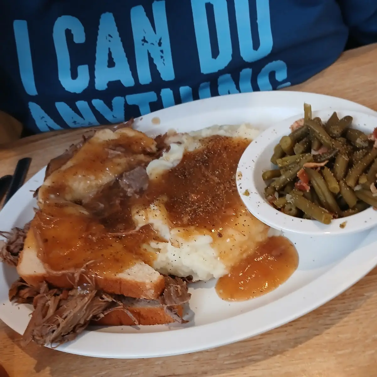 Open Faced Roast Beef
