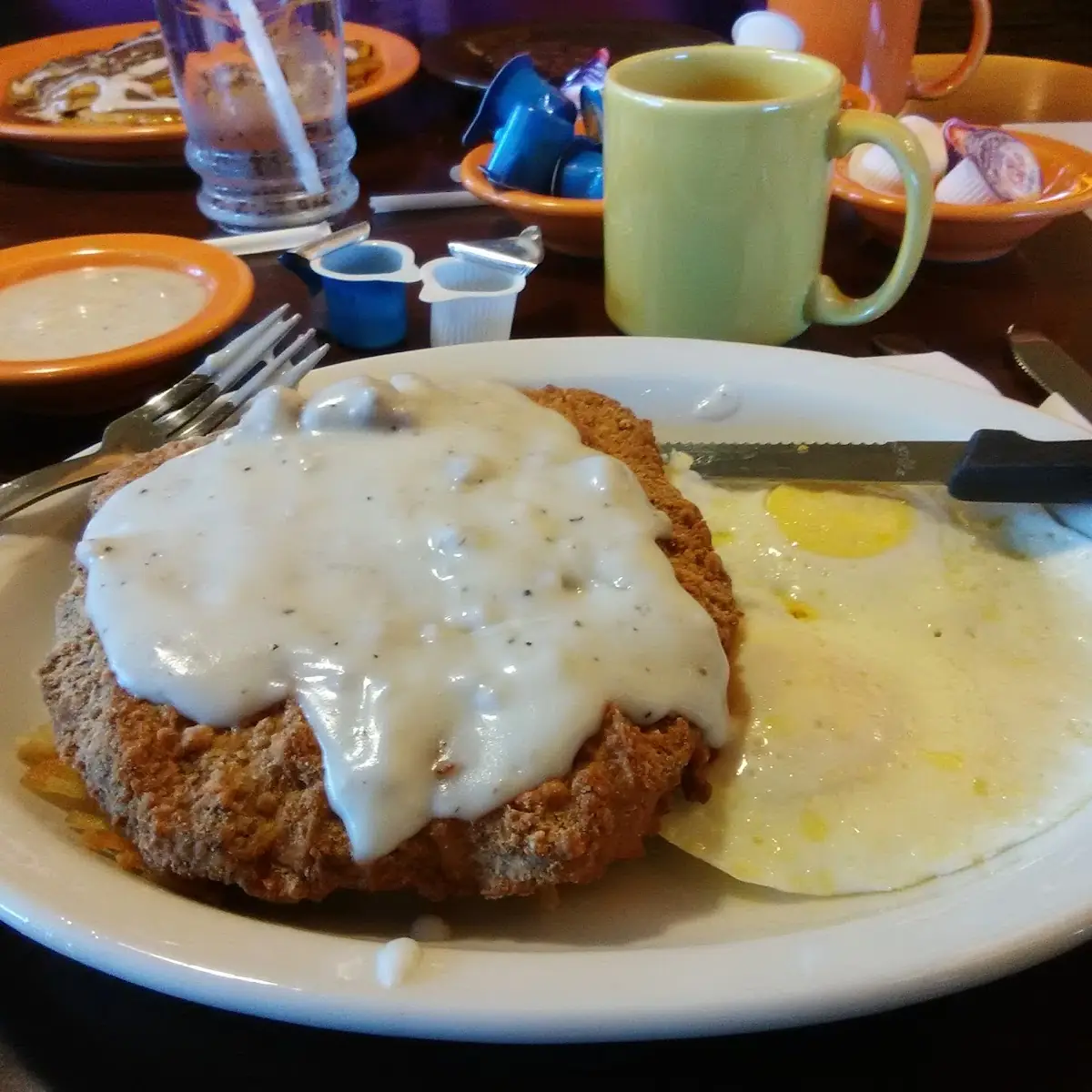 Chicken-Fried Steak & Eggs