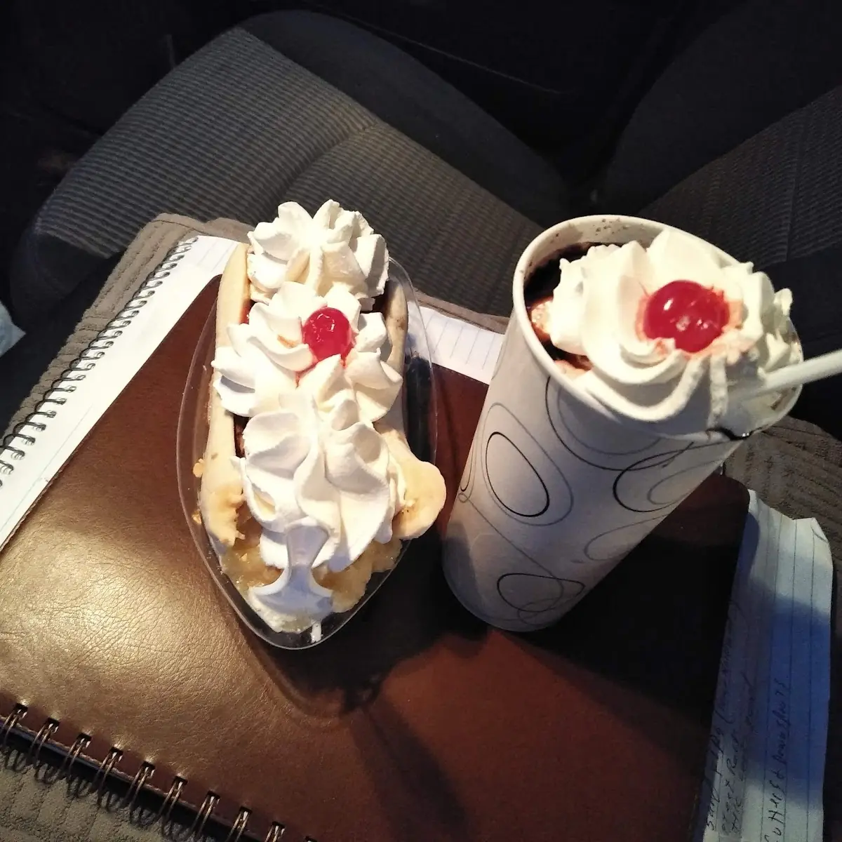 Banana Boat and a Boston Shake