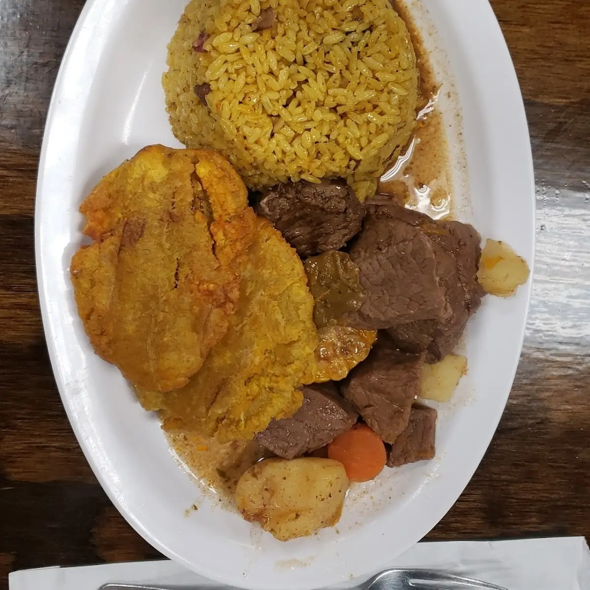 Mofongo with Beef Stew