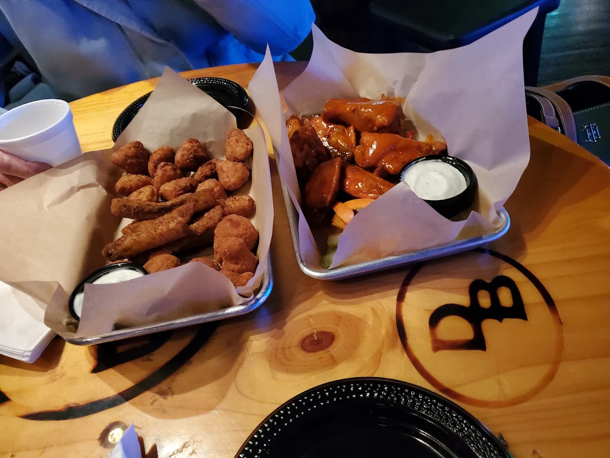 Fried Mushrooms Fried Okra Fried Mac and Cheese