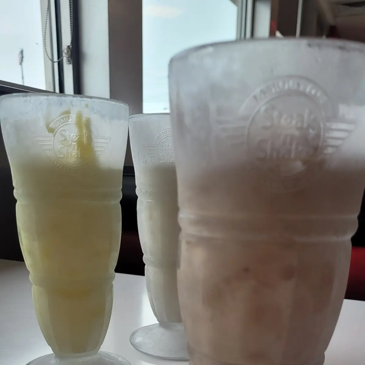 Vanilla Shake Banana Milkshake and Chocolate Shake