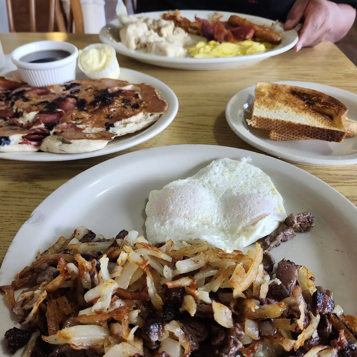 French Toast and Cheese Omelette