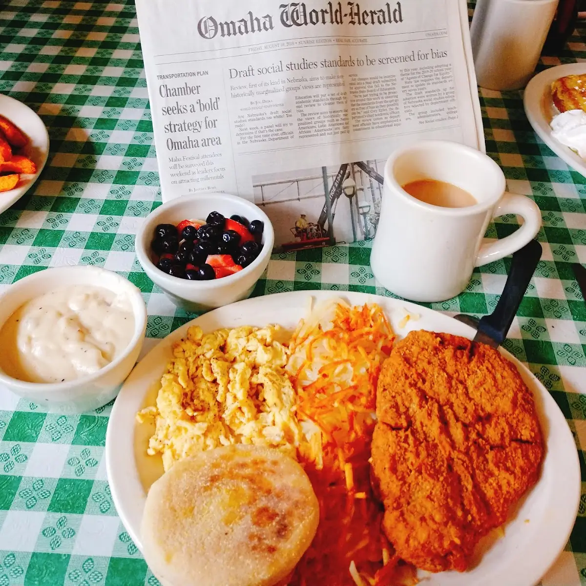 Chicken Fried Steak and Eggs