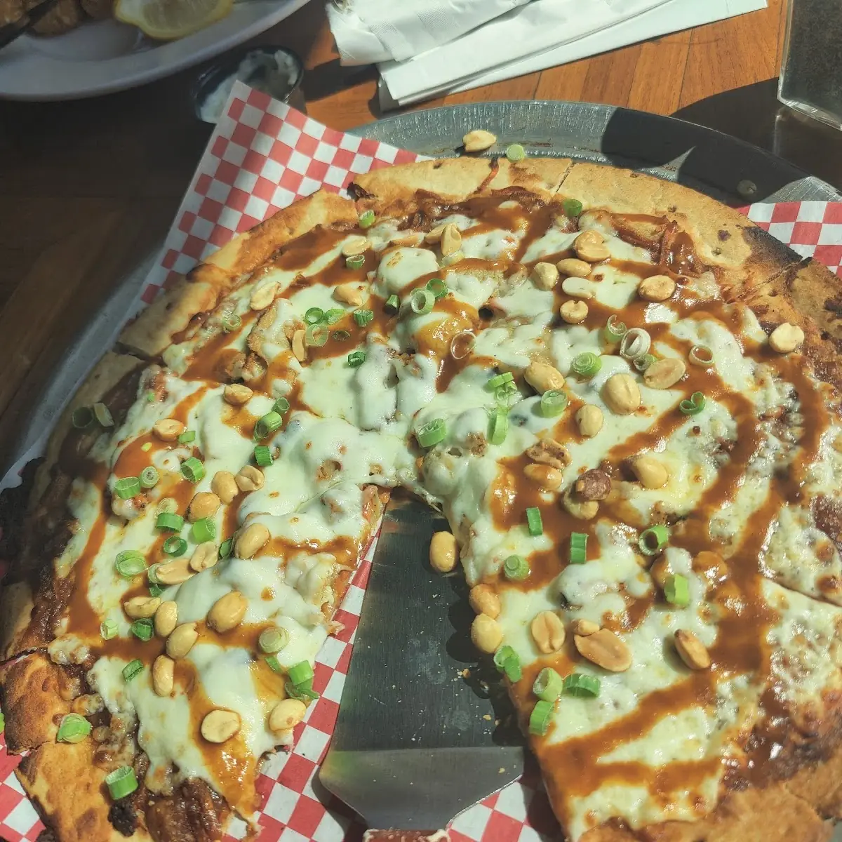 Thai Peanut & Chicken Flatbread