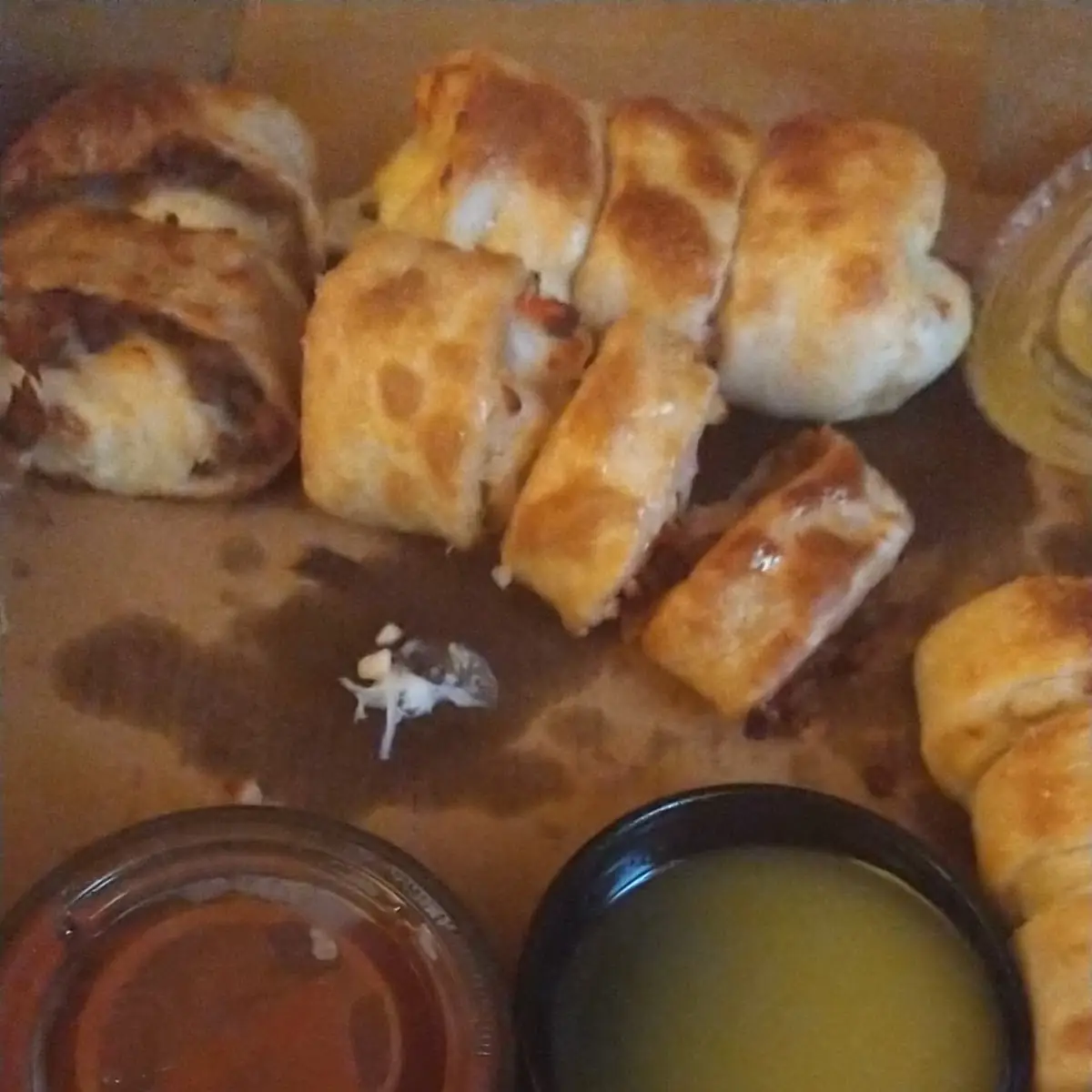 Mexican Pizza Rolls and Crab Rolls