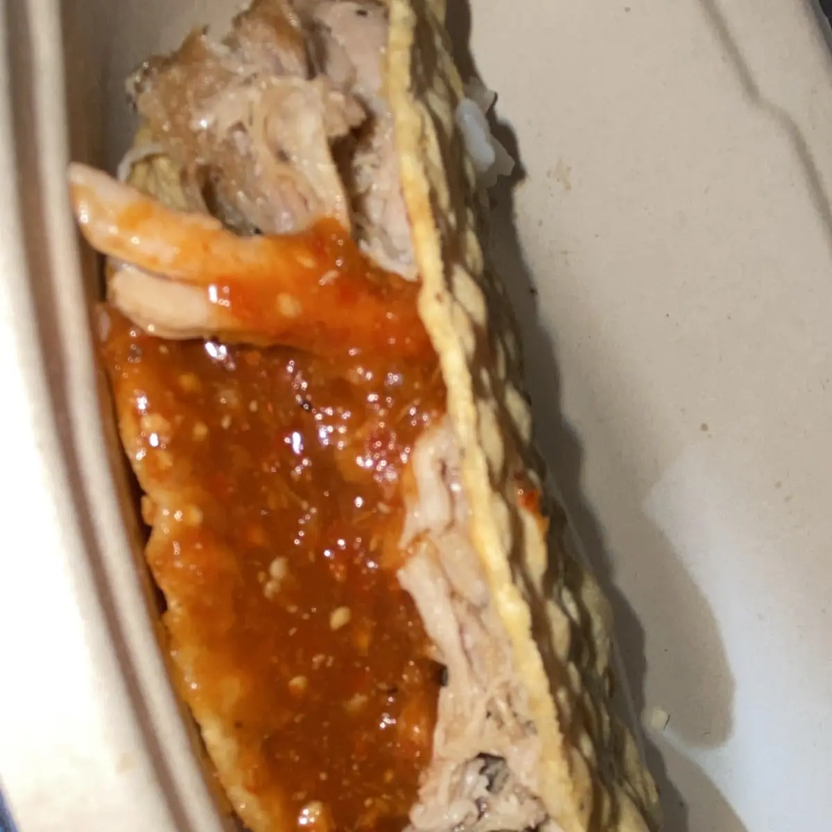 Barbacoa on Corn Tortilla