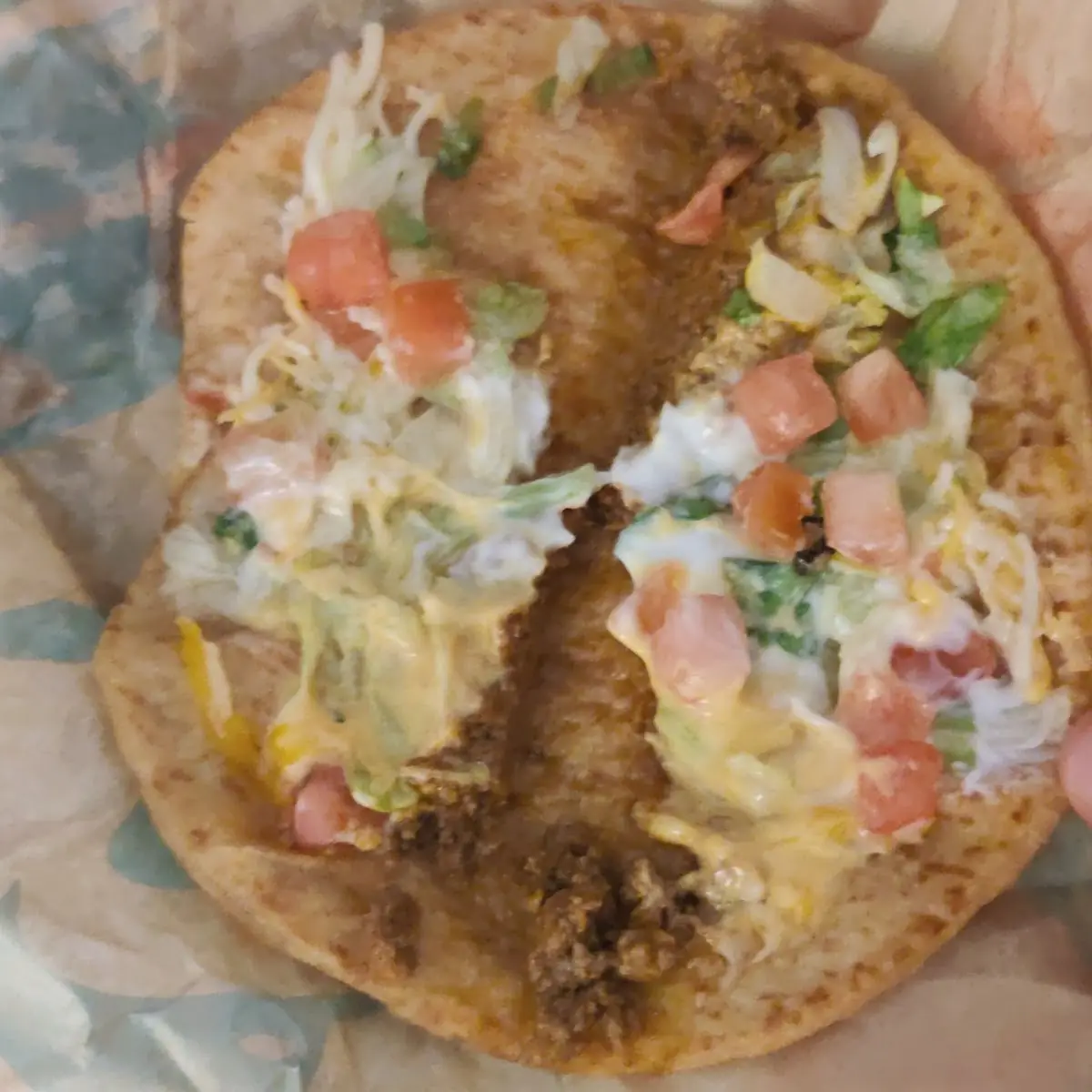 Nacho Cheese Beef Chalupa