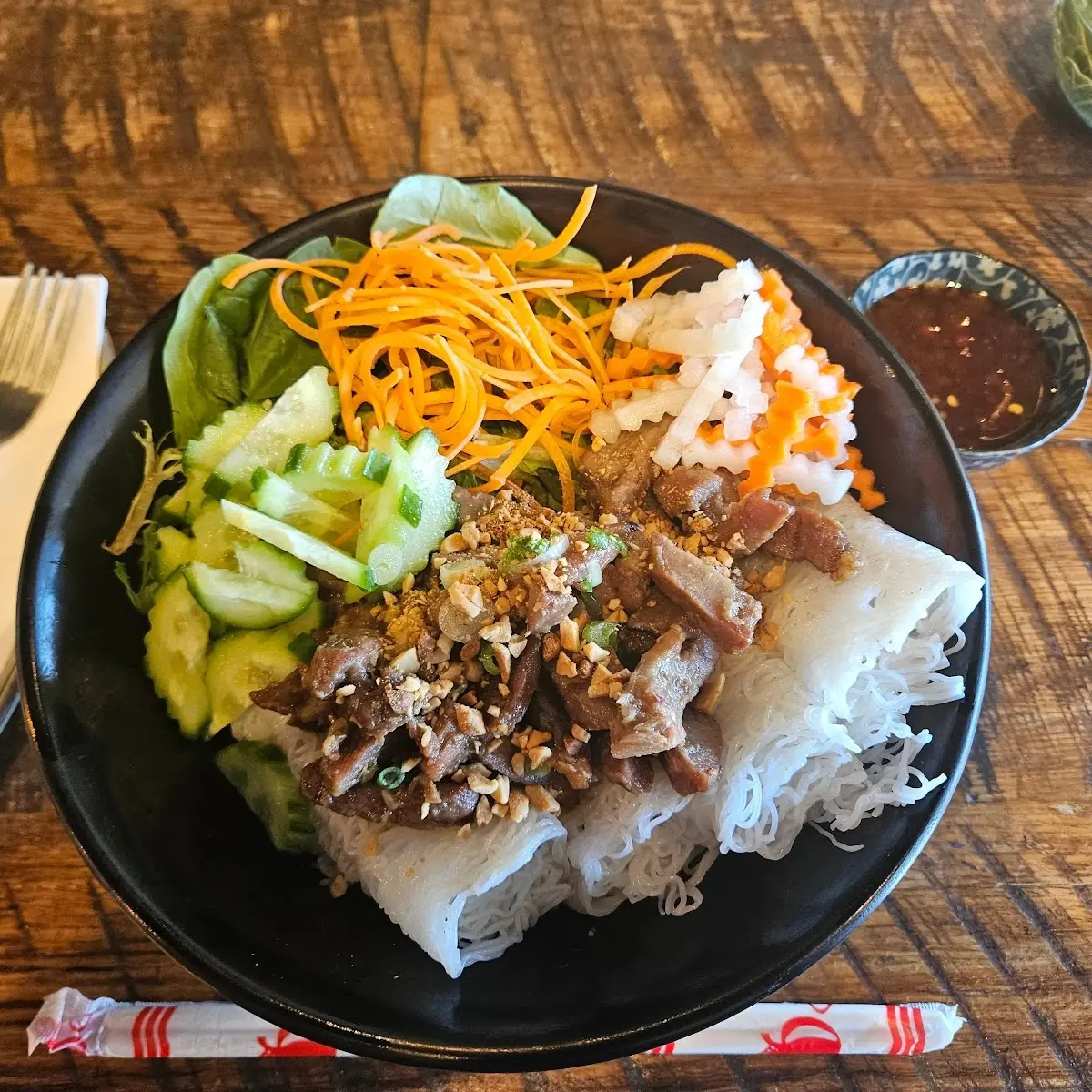 Grilled Pork with Vermicelli Bun Thit Nuong