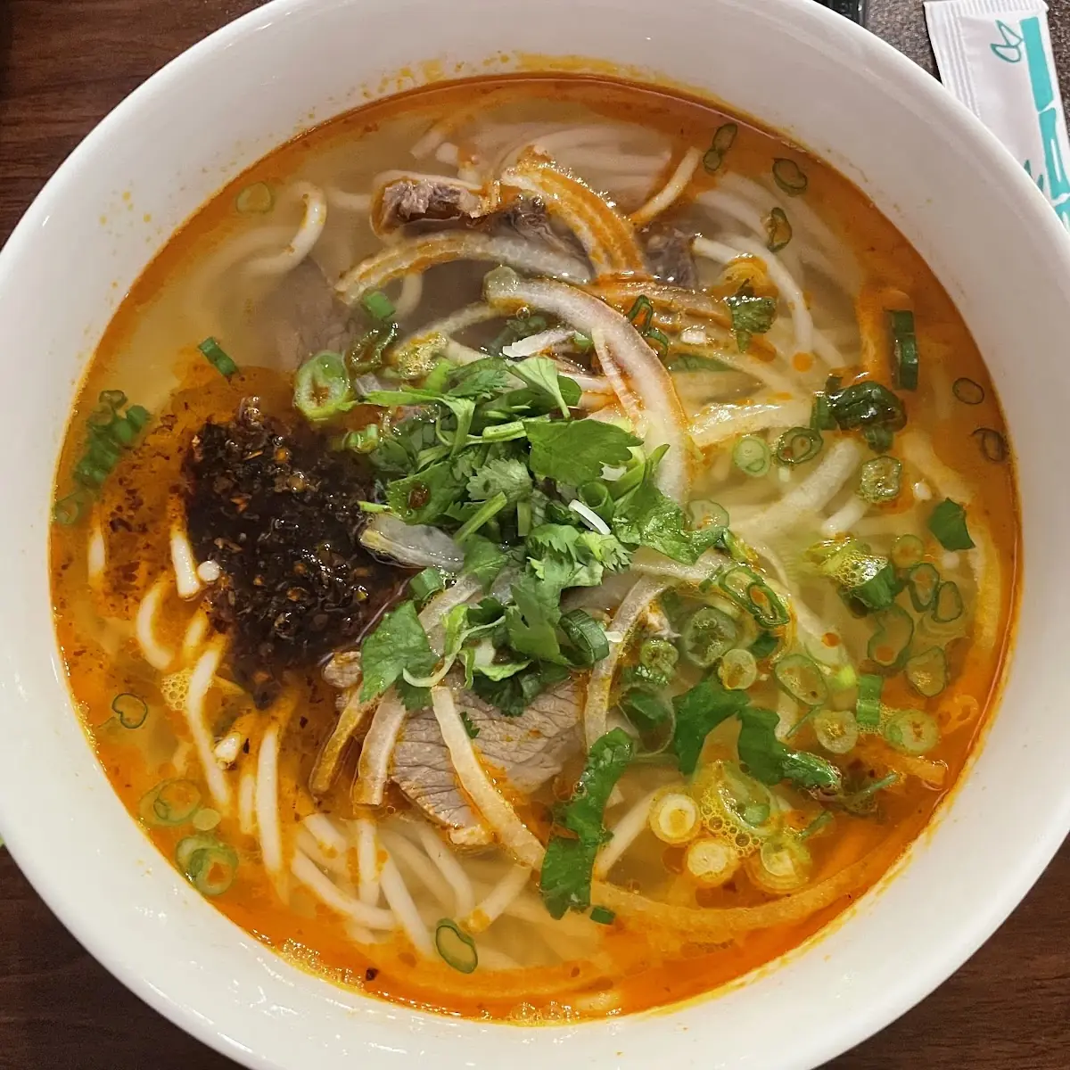 Hot Spicy Noodle Soup Bun Bo Hue