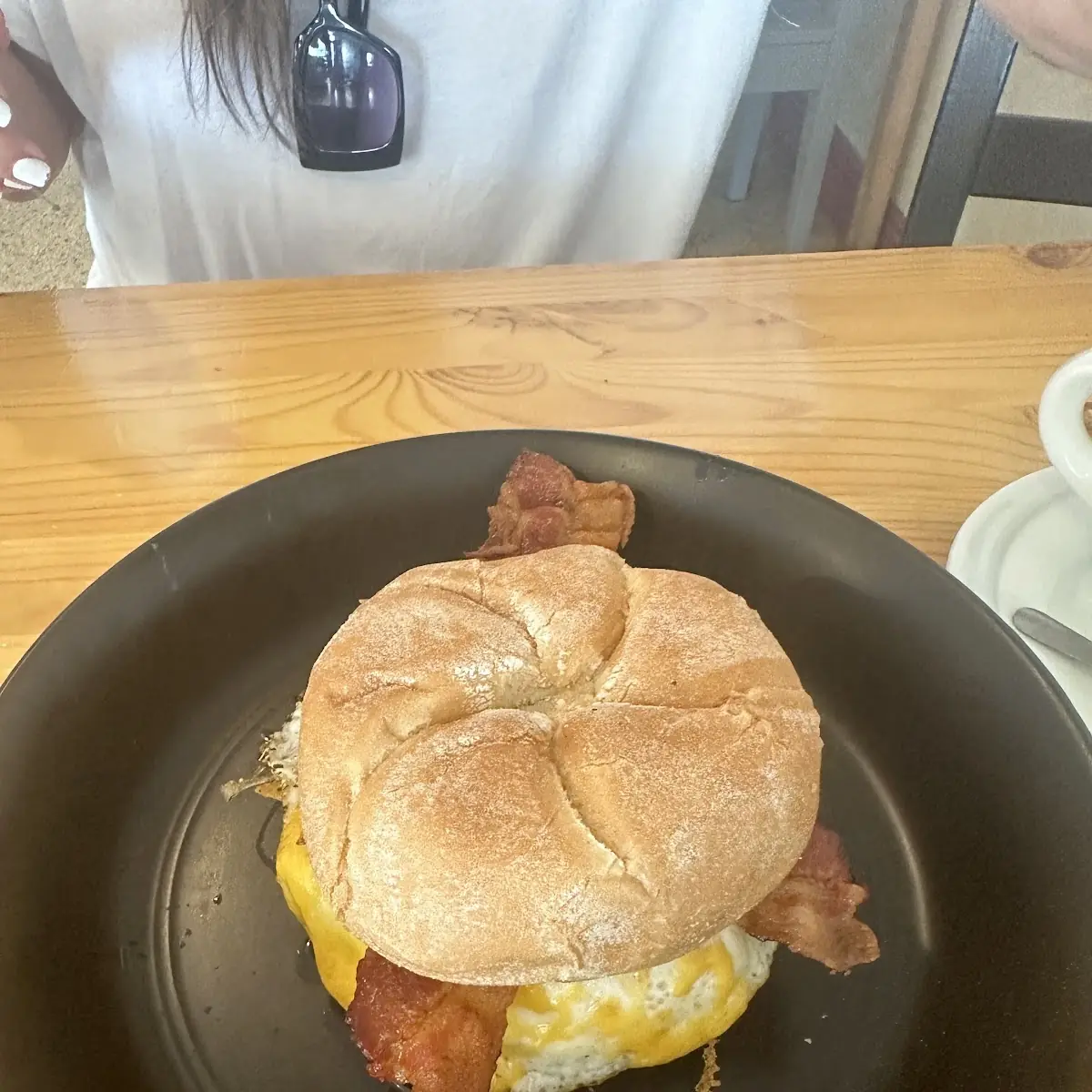 Breakfast Sandwich with Bacon