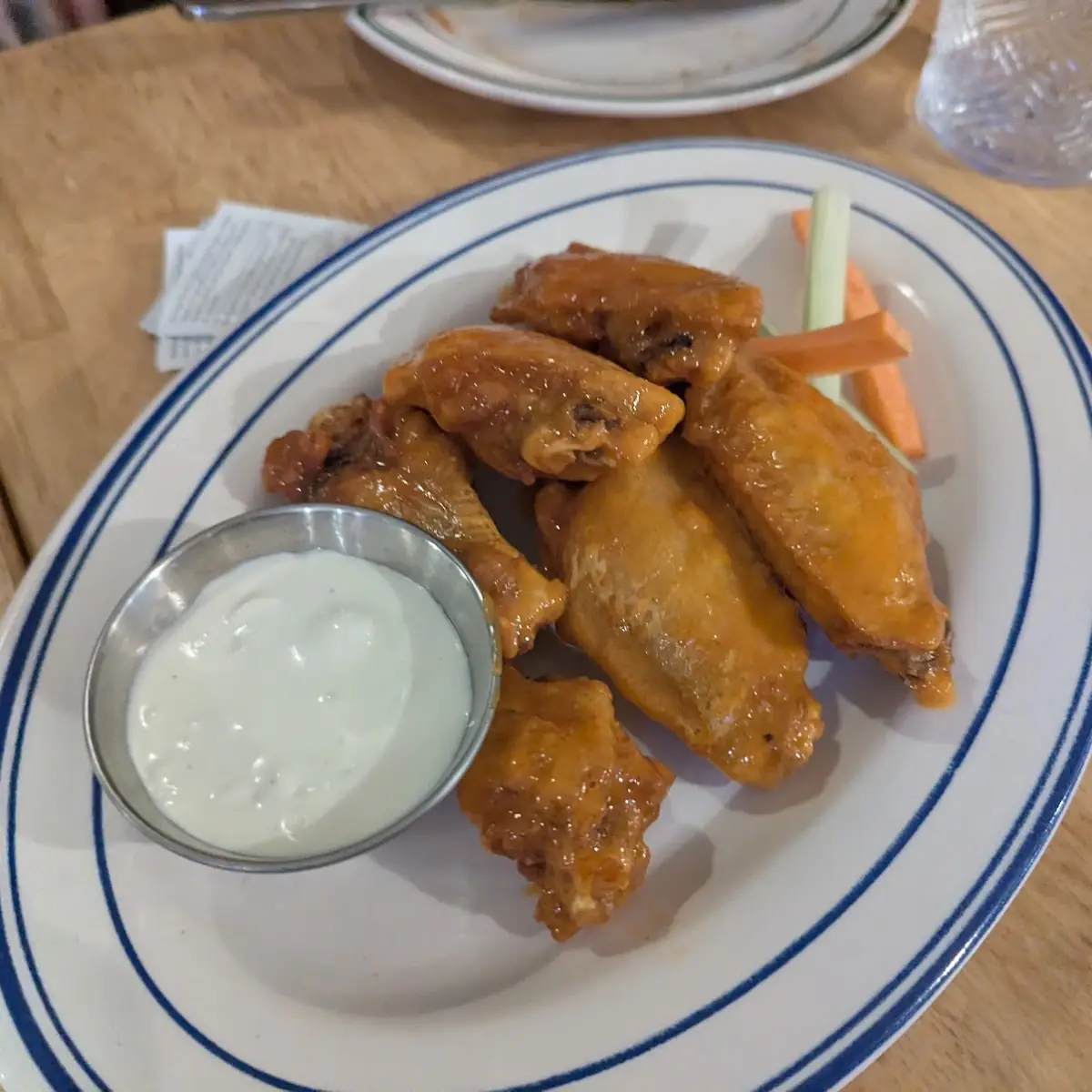 Buffalo Wings with Dipping Sauce