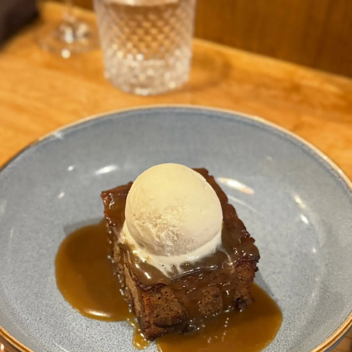 Date Cake with Toffee Sauce