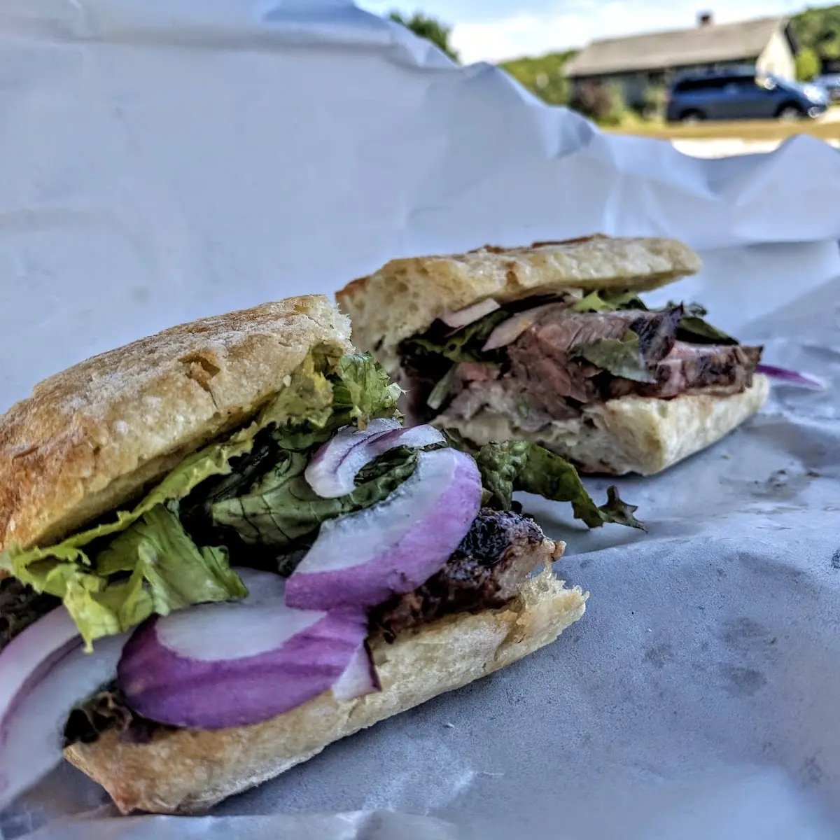 Backyard Steak Sandwich