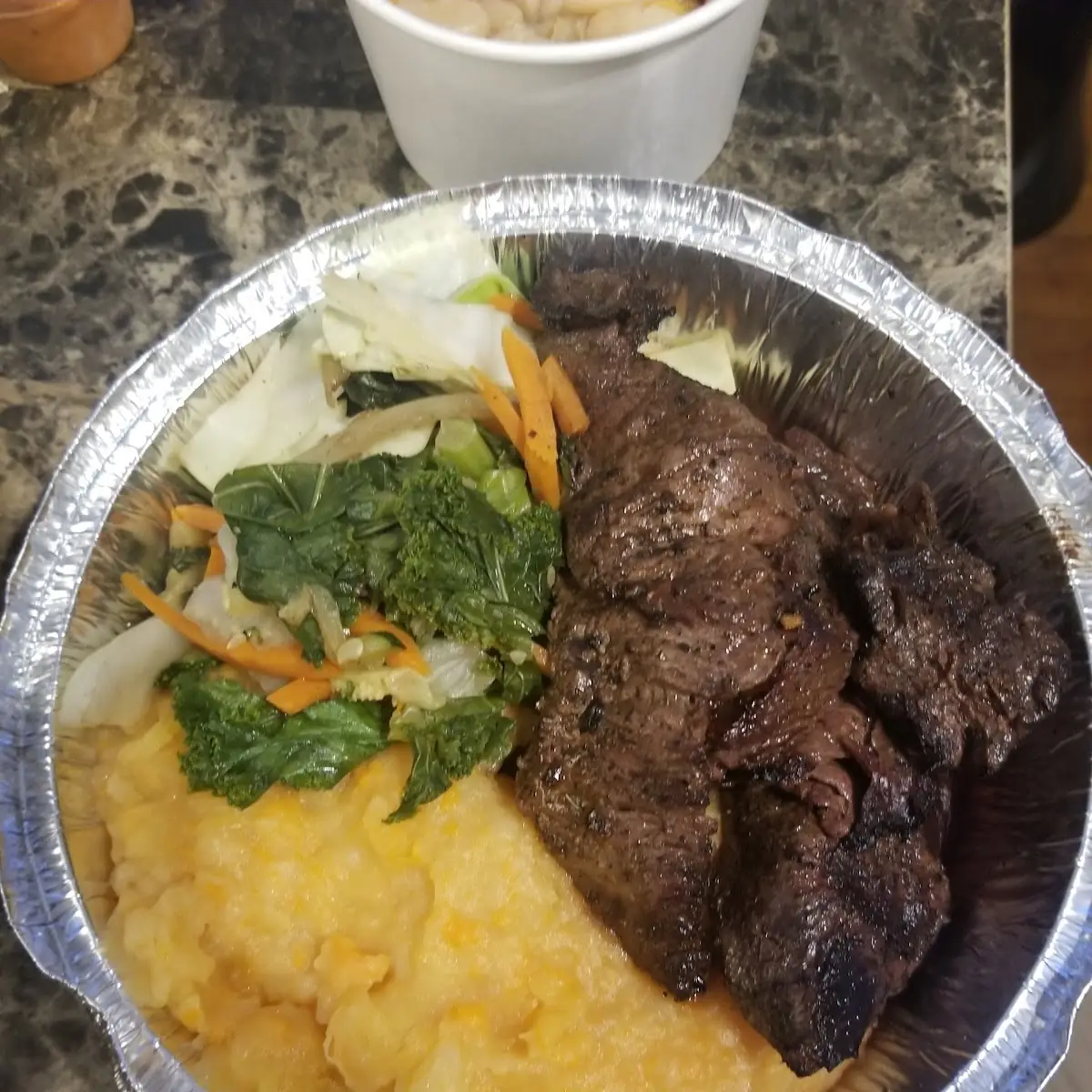 Carne Asada & Mashed Potatoes